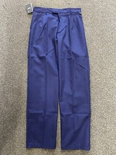 Men's TROJAN work trousers BNWT Navy blue 36W 33L 