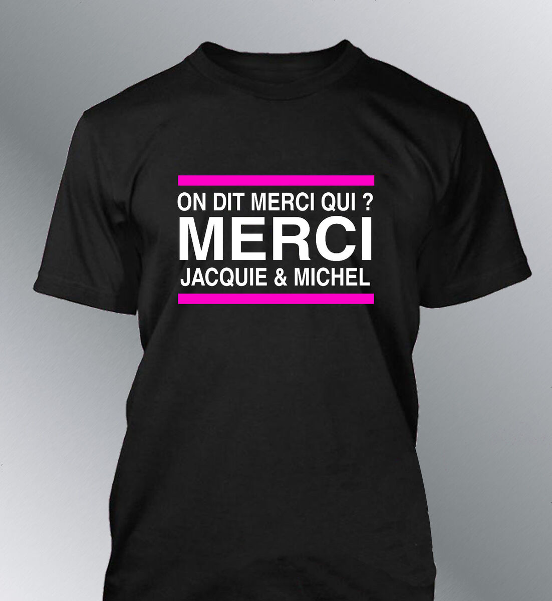 Tee shirt personnalisé homme Merci Jacquie et Michel humour porno amateur X eBay