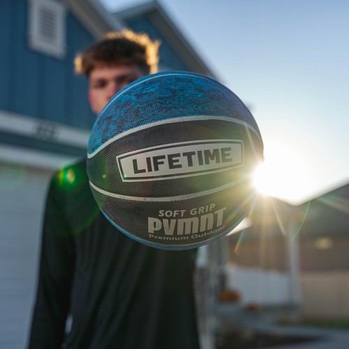 Baloncesto al aire libre para hombre Lifetime 91277 rojo agarre suave PVMNT premium 29,5" talla 7 - Imagen 7 de 9
