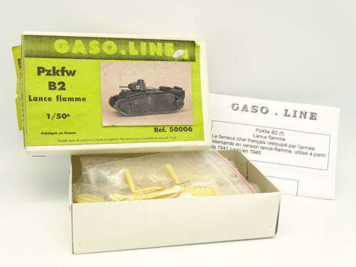 Gaso Line Kit Résine 1/50 - Char Tank PZKFW B2 Lance Flamme Militaire Army