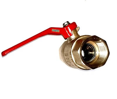 Ball Valve Stop Tap 3/8" Inline Shut Off Cock For Air Line Water Oil Fluid Pumps - Image 1 of 4