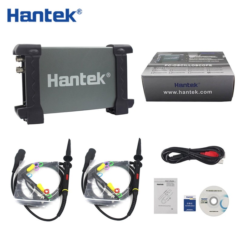 Hantek 6022BE PC USB Oscilloscope 20MHz 2 Channels 48MS/s 8Bit DC Coupling