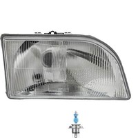 Scheinwerfer Rechts H4 FüR Ford Fiesta III GFJ F3L F5L FVD Inkl. Osram Lampen