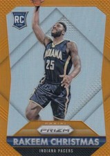 2015-16 Panini Prizm Rookies Orange Prizms Rakeem Christmas Pacers NM-MT+  26/65