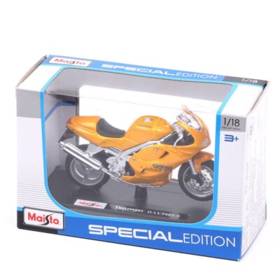 Modellino Moto Triumph 955i Speed Triple Scala 1/24 – Altaya Die-cast – Nuovo In Scatola