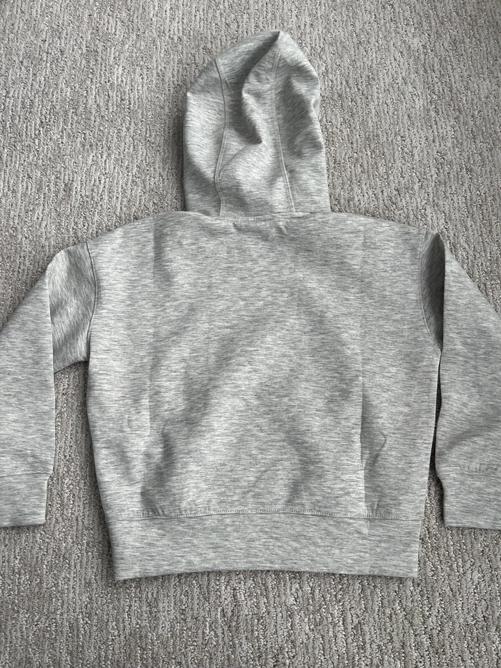 Abercrombie Kids мальчиков с капюшоном толстовка серый белый YPB узел новый без ЯРЛЫКОВ - Изображение 4 из 4