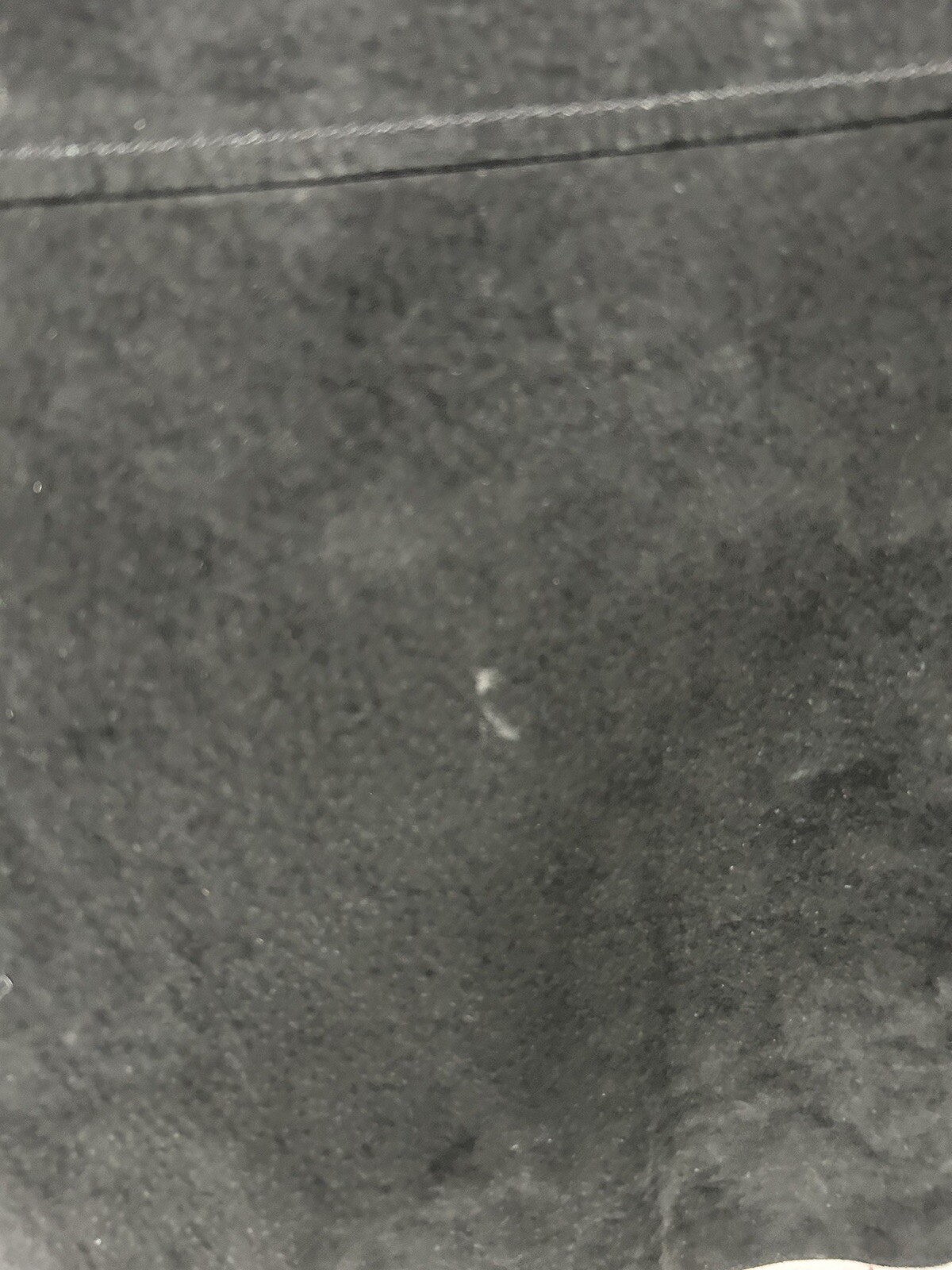 Nine West Solid Black Button Down Black Suede Lea… - image 14