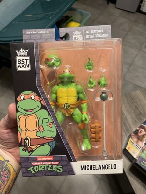 NEW NICKELODEON BST AXN TMNT TEENAGE MUTANT NINJA TURTLES MICHELANGELO TOY
