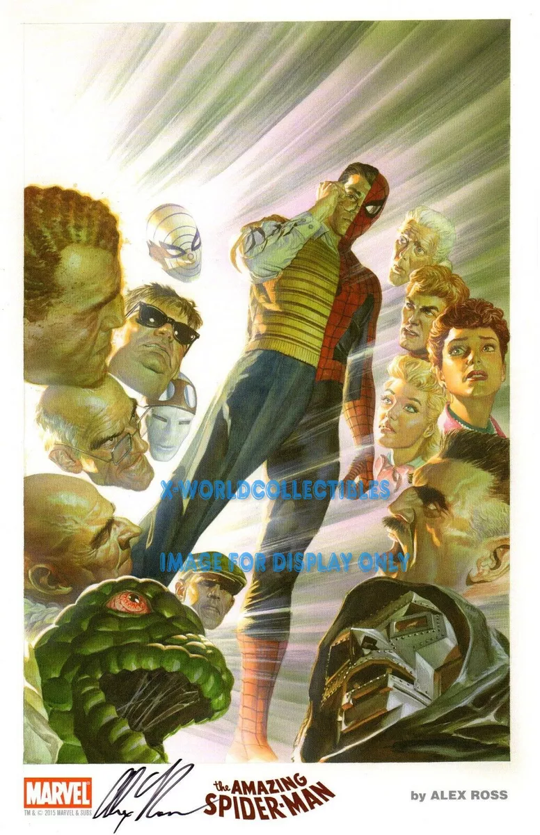 Amazing Spider-Man (2015) # 1 – Alex Ross Art