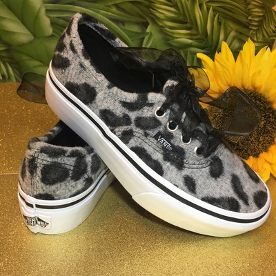 vans authentic leopard platform sneakers