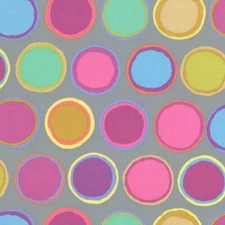 OOP BTY Kaffe Fassett Free Spirit PWKF002 Paint Pots PINK Cotton Quilt Fabric