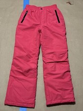 Iceburg Ourerwear Girls Snow Ski Insulated Skiing Pants Hot Pink Size M 10/12 