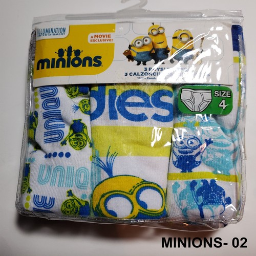 *NIP - BOY'S 3-PK BRIEFS UNDERWEAR - DISNEY, MARVEL, NICKELODEON LICENSED - Picture 16 of 21