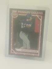 2023 Panini Donruss Elite Extra Chase Brayden Taylor PC-11 Primary Colors NM/MT