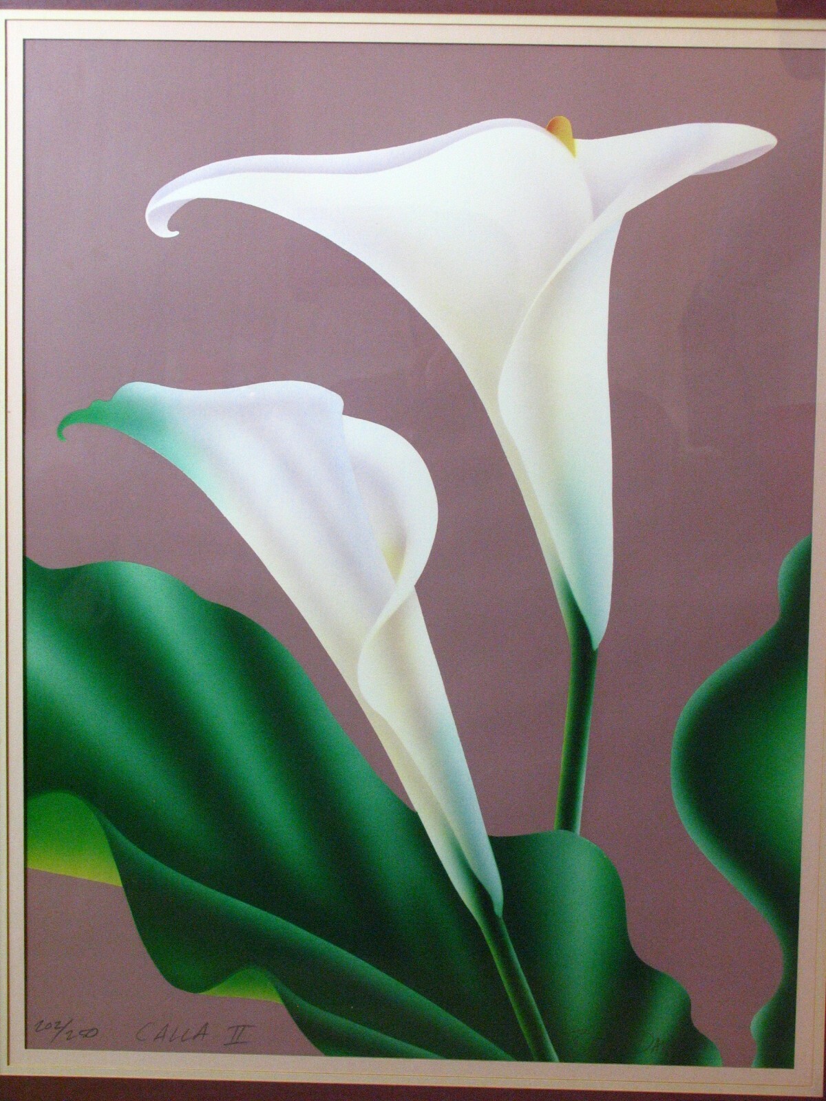 Brian Davis "Calla II" Signed Numbered Limited Edition Airbrushed Print