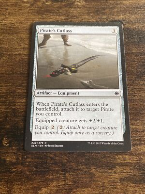 Pirate's Cutlass Ixalan 242 MTG Magic The Gathering B11114*