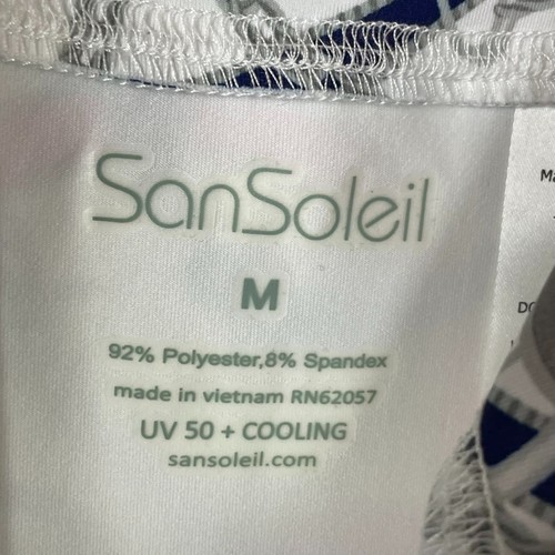 NWT San Soleil UV 50 Cooling Performance Skirt Capri Leggings Size M Chain White - Picture 6 of 8