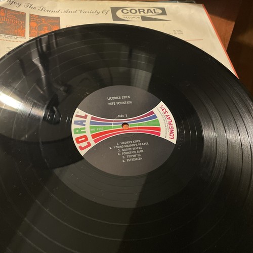 Pete Fountain Licorice Stick Vintage 1964 Jazz CRL 757460 Coral Records Vintage - Picture 3 of 3