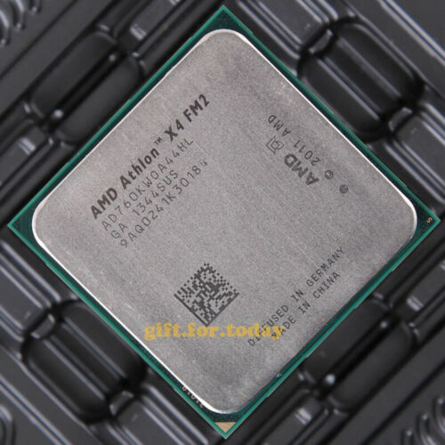 Tanzania Glimp Knipperen AMD Athlon X4 760K CPU Quad-Core AD760KWOA44HL 3.8 GHz 4M Socket FM2  Processors | eBay