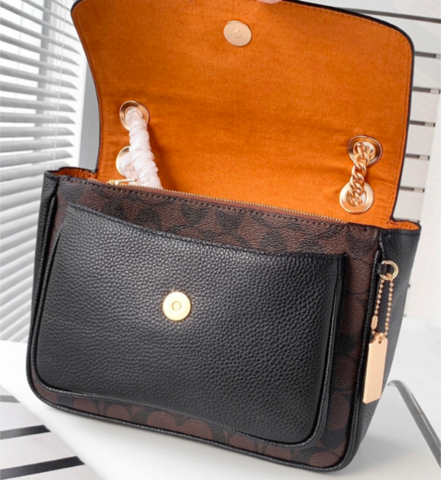 COACH Klare Crossbody 25 In Signature Canvas CC878 Brown COACH Klare Crossbody 25 In Signature Canvas CC878 Brown