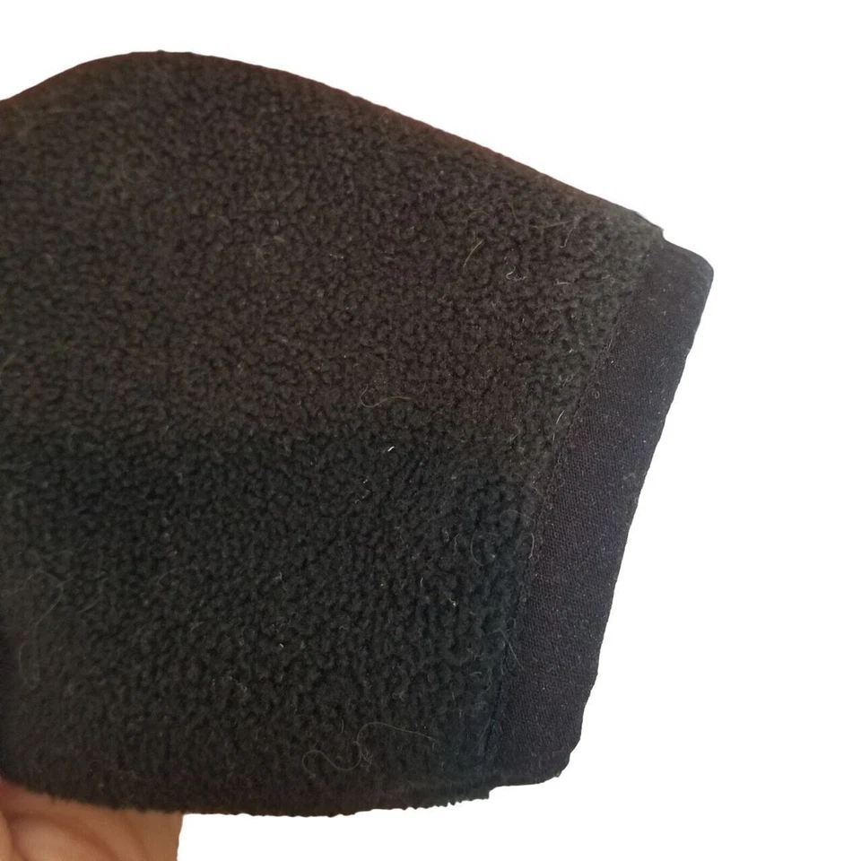 Jaqueta Ralph Lauren ativa com zíper jaqueta acolchoada feminina L vermelha preta lã - Imagem 4 de 4