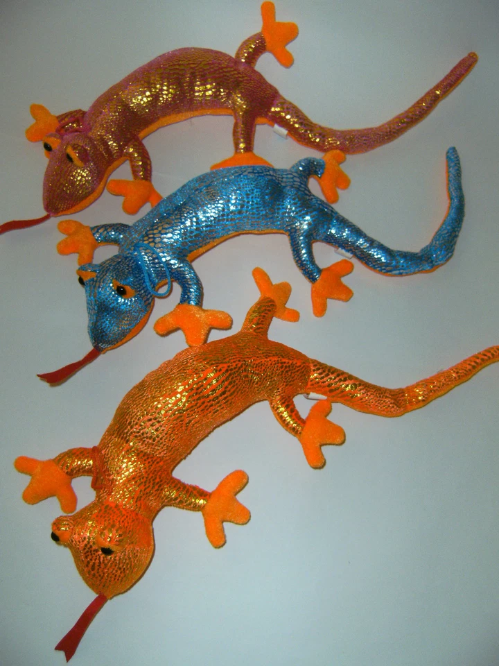 RASEHORN 1 Plüschtier Echse 45cm Kuscheltiere Stofftiere Eidechsen Salamander Gecko