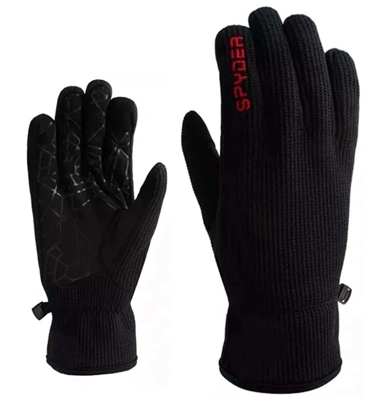 Spyder Men's Core Conduct Glove w/Gripper Palm Black