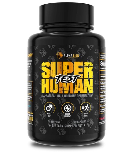 Alpha Lion Super Human Test Natural Testosteron Booster Muskelaufbau 90 Kapseln - Bild 1 von 4