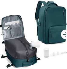 SYCNB multifunctional vacuum compression travel backpack w/ rechargeable pump