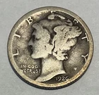 1926 S MERCURY DIME - RARE, KEY DATE