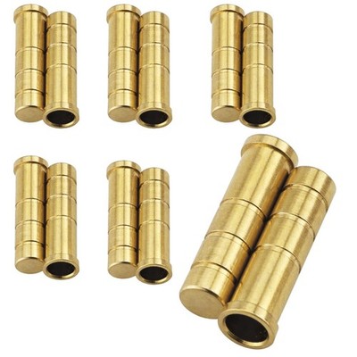12pcs Copper Insert Arrow Fit ID 0.244'' Carbon Fiberglass Arrows Shaft Archer...