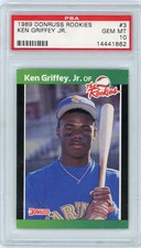 1989 Donruss Rookies Ken Griffey JR. #3 PSA 10