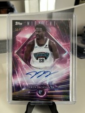 2025-26 Topps Midnight Jaren Jackson Jr  Dark Matter /50 DMA-JJ AUTO Grizzlies