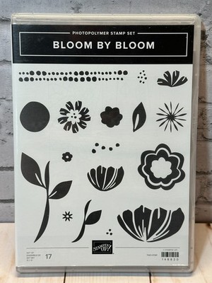 stampin Up! BLOOM BY BLOOM ~ flowers petals leaves Background ~ NEW