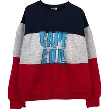 Vintage 90'S BASSETT WALKER striped print sweatshirt size L men's size L