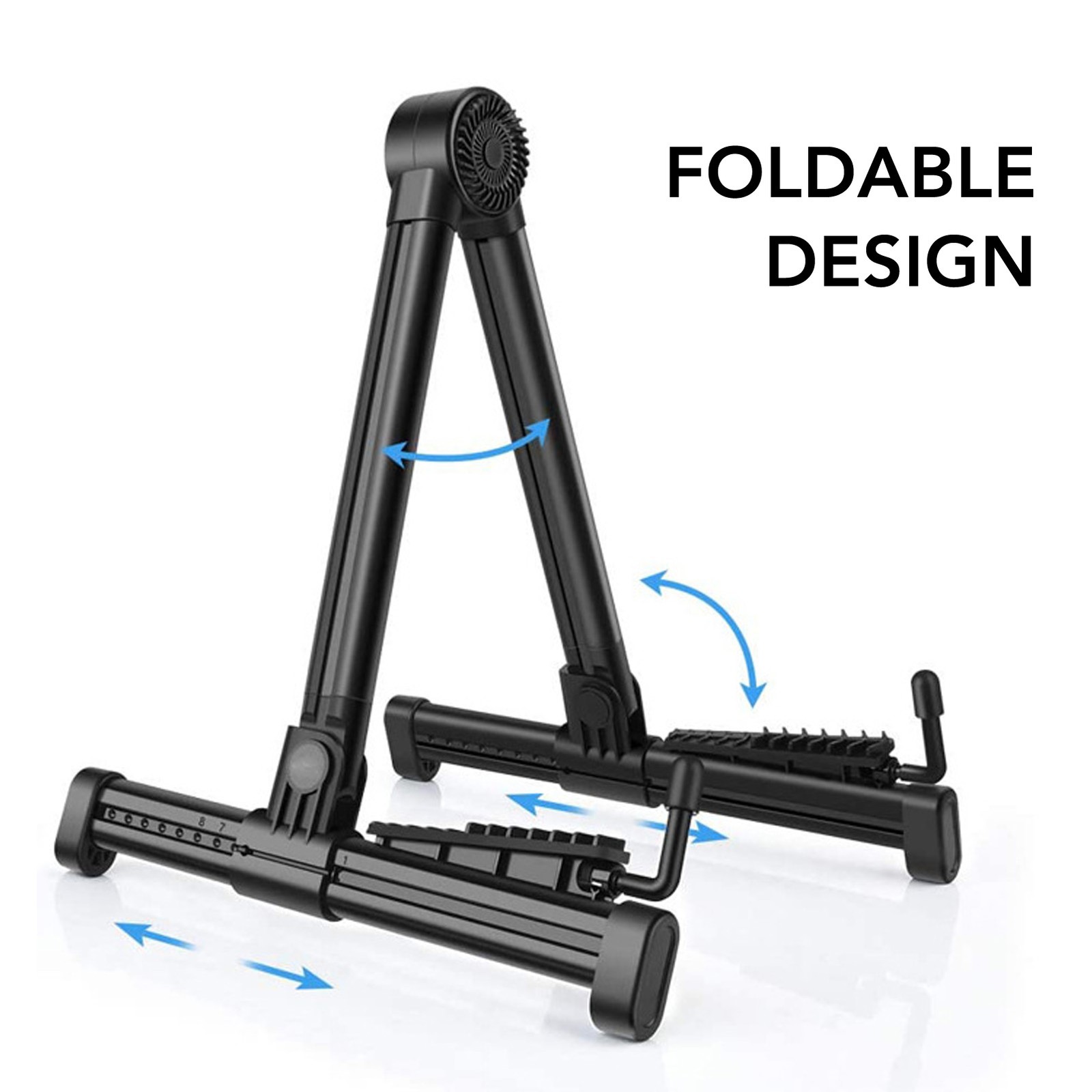 ‧Foldable Guitar Stand Adjustable Folding Instrument Stand For String