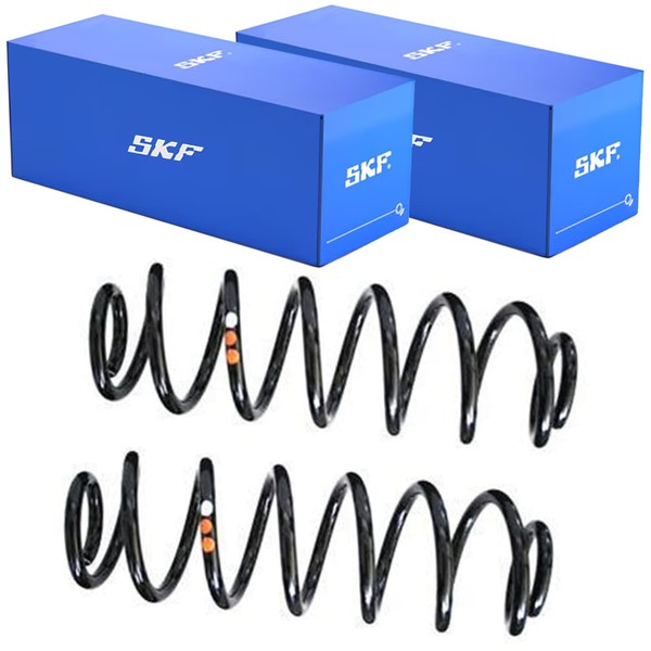 2X SKF Fahrwerksfeder Federn Hinten Passend FüR Skoda Superb VW Golf-image