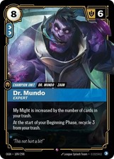 1X-Dr. Mundo - Expert - 109/298 - Rare - Foil-Riftbound 01 Origins-Riftbound Lea — live eBay listing