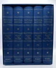 Natural History- Five Volume set, Pliny the Elder, Very Good Book