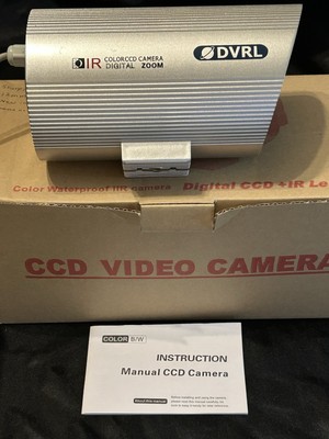 DVRL CCD & IR LENS SURVEILLANCE VIDEO CAMERA 12mm SHARP ILR Model DV-LH3142 NOS