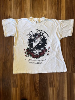 Vintage 1980s GRATEFUL DEAD Trip your face trucking Israel RARE T-Shirt XL 