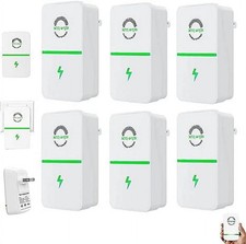 Power Plug Pro Energy Saver, Electricity Saving Box 90V-250V 30KW 6pcs 