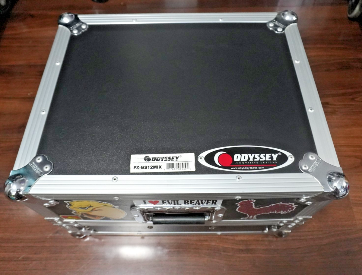 Odyssey Professional DJ Mixer Road Case Travel Storage Rack Coffin