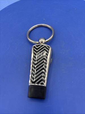 Glam Lines Zig Zag  Pattern Whistle Keychain