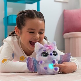 Hatchimals Alive Mystery Hatch Interactive Pufficorn with Mist, Lights & Sounds