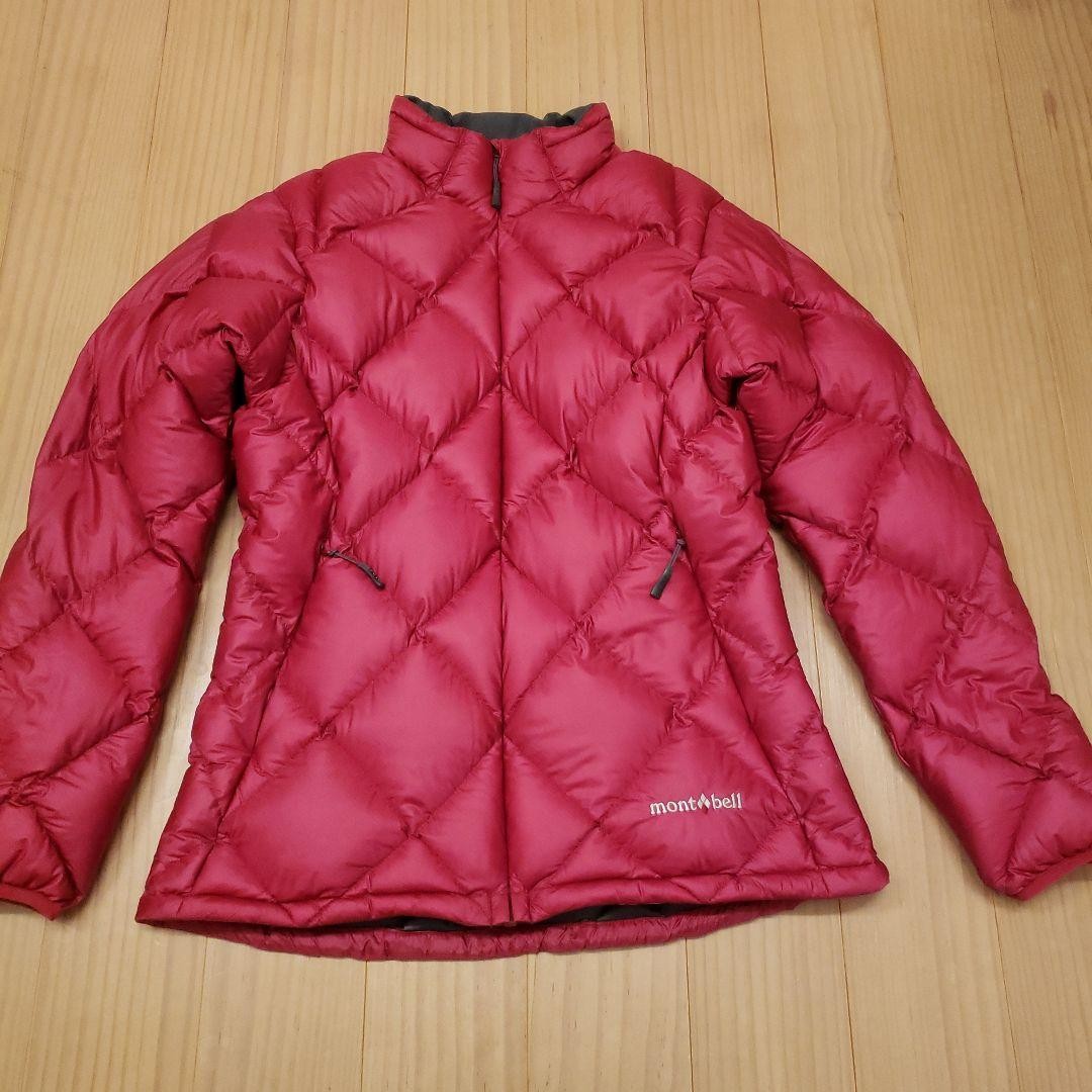 Montbell Light Alpine Down Jacket, Cherry Red, Wo… - image 1