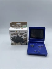 Nintendo Game Boy Advance SP Blue AGS-001 system w/ High Speed Charger (Tested)