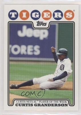 2008 Topps Detroit Tigers Gift Set Curtis Granderson #24 0t0