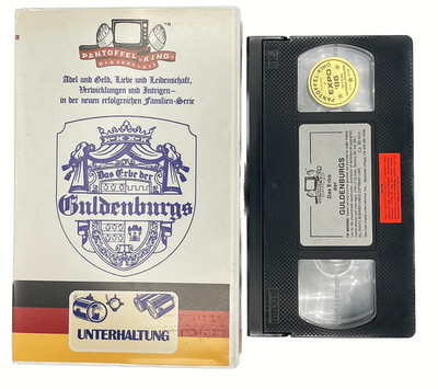 Das Erbe der (Legacy of the) Guldenburgs (1986), VHS Movie, TV Subs, RARE CLAM
