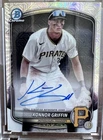 2025 Bowman Chrome KONNOR GRIFFIN SP Mojo ON CARD Rookie Auto PIRATES #BMA-KG🔥